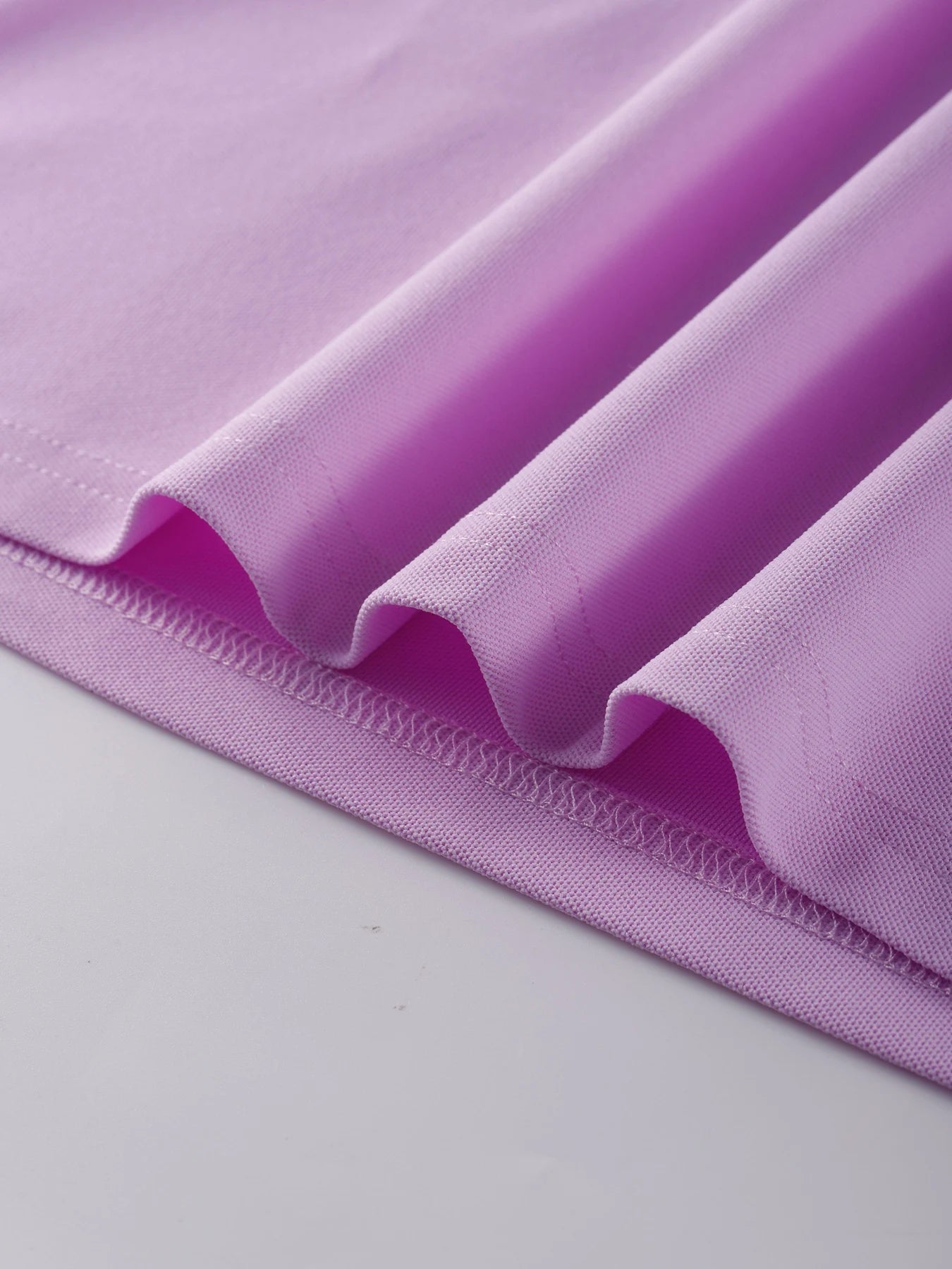 Women Stripe Solid Color Polo Shirt